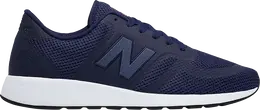 New Balance: Синие кроссовки 