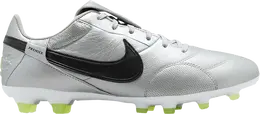 Nike: Серебристые кроссовки 