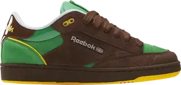 Reebok: Коричневые кроссовки  Club C