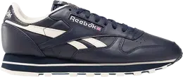 Reebok: Синие кроссовки  Classic Leather