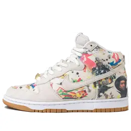 Nike: Белые кроссовки  SB Dunk High