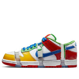 Nike: Белые кроссовки  SB Dunk Low