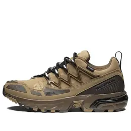 Salomon: Коричневые кроссовки 
