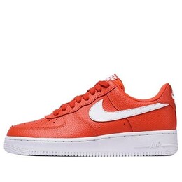 Nike: Оранжевые кроссовки  Air Force 1 Low