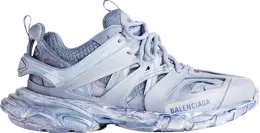 Balenciaga: Голубые кроссовки  Track