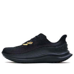 Hoka One One: Чёрные кроссовки 