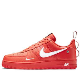 Nike: Оранжевые кроссовки  Air Force 1