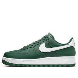 Nike: Зелёные кроссовки  Air Force 1