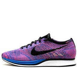 Nike: Синие кроссовки  Flyknit Racer