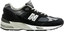 New Balance: Тёмные кроссовки  991