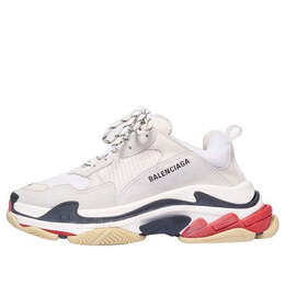 Balenciaga: Белые кроссовки  Triple S