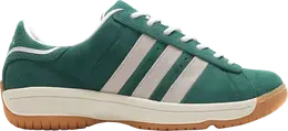 Adidas: Зелёные кроссовки  Campus