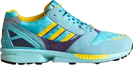 Adidas: Синие кроссовки  ZX-8000