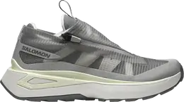 Salomon: Серые кроссовки 