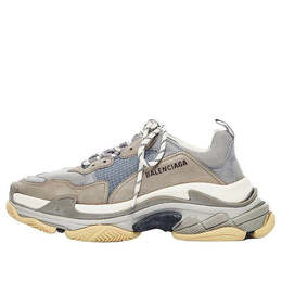 Balenciaga: Серые кроссовки  Triple S