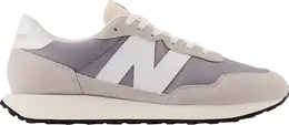 New Balance: Серые кроссовки  237