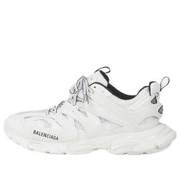 Balenciaga: Белые кроссовки  Track