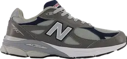 New Balance: Серые кроссовки 