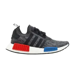 Adidas: Серые кроссовки  NMD_R1 Primeknit