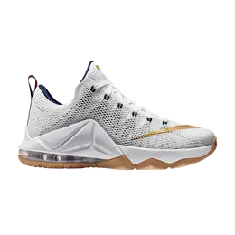 Nike: Белые кроссовки  Lebron 12