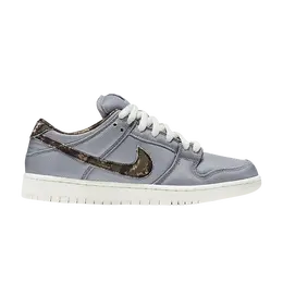 Nike: Серые кроссовки  Dunk Low