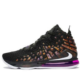Nike: Чёрные кроссовки  Lebron 17