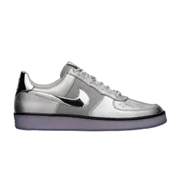 Nike: Серебристые кроссовки  Air Force 1