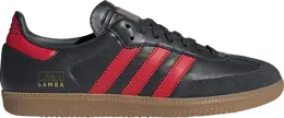 Adidas: Чёрные кроссовки  Samba