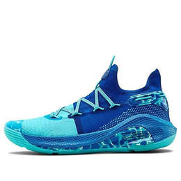 Under Armour: Синие кроссовки  Curry 6