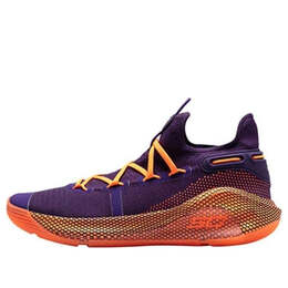 Under Armour: Фиолетовые кроссовки  Curry 6