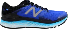 New Balance: Голубые кроссовки 