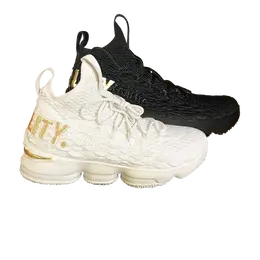 Nike: Чёрные кроссовки  Lebron 15