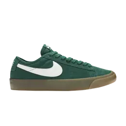 Nike: Зелёные кроссовки  Blazer Low