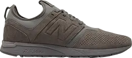 New Balance: Тёмные кроссовки 
