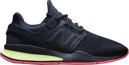 New Balance: Чёрные кроссовки 