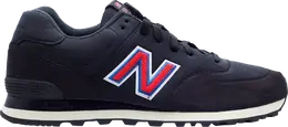 New Balance: Чёрные кроссовки 