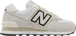 New Balance: Белые кроссовки  574