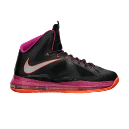 Nike: Чёрные кроссовки  Lebron 10