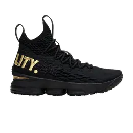 Nike: Чёрные кроссовки  Lebron 15