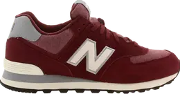 New Balance: Бордовые кроссовки  574
