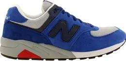 New Balance: Синие кроссовки 