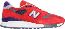 New Balance: Красные кроссовки 
