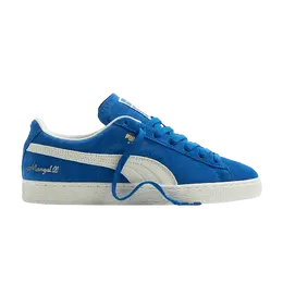 PUMA: Синие кроссовки  Suede