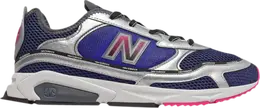 New Balance: Серебристые кроссовки  X-Racer