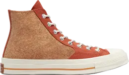 Converse: Оранжевые кроссовки  Chuck 70