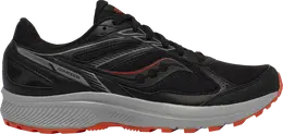Saucony: Чёрные кроссовки 