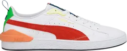 PUMA: Белые кроссовки  Suede