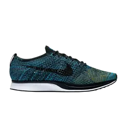 Nike: Голубые кроссовки  Flyknit Racer