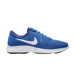 Nike: Синие кроссовки 