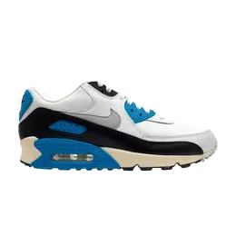 Nike: Голубые кроссовки  Air Max 90